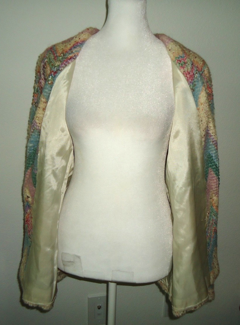 Vintage 70s Devon Women’s Blazer Rayon/Mohair Blend Size 14