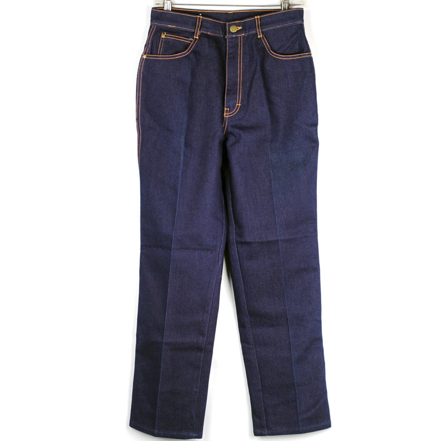 Women’s 1970s NOS Vintage Gitano Denim Jeans High Waist Dark Wash 10