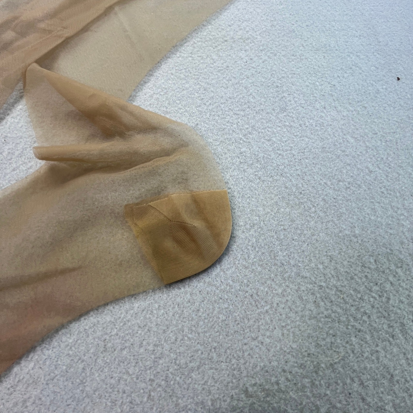 3 pair Vintage Sheer Line 100% DuPont Nylon Stockings Tan Nude Burlesque Retro