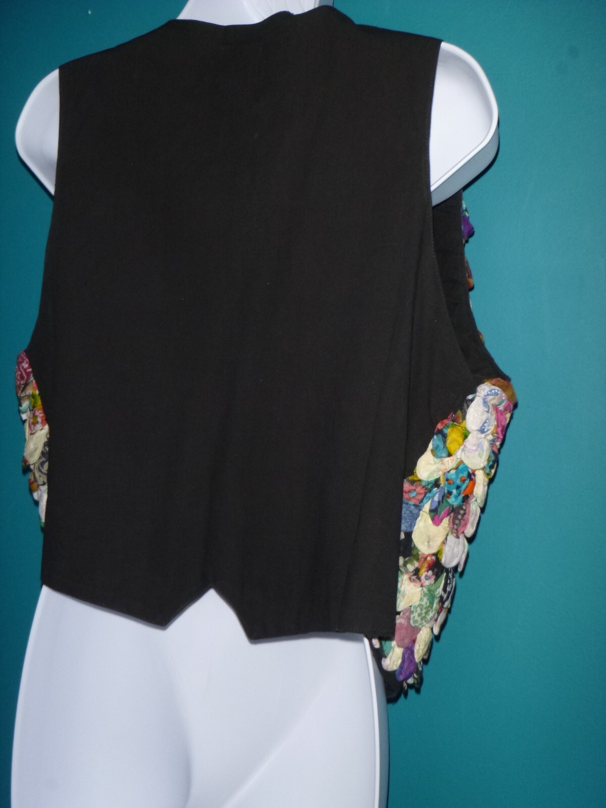 Vtg 80s SML Sport Embellished Vest Sz S/M