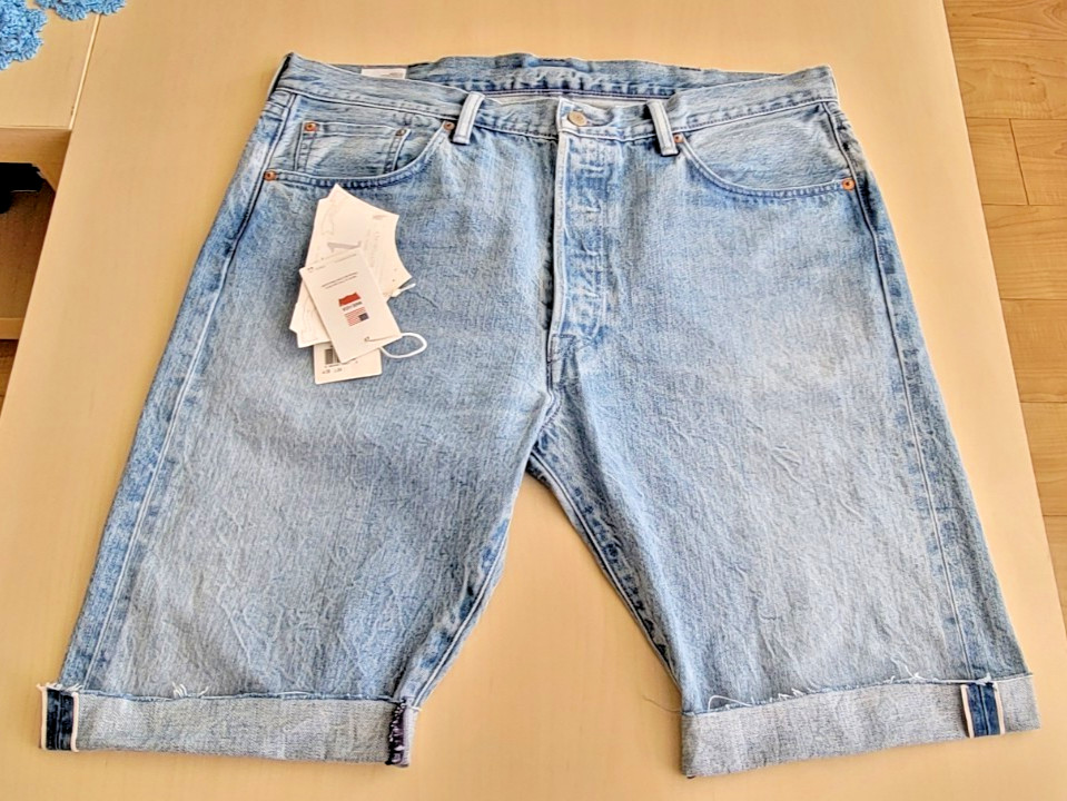 Levi’s 501 Selvedge Redline Made in USA Cut Off Shorts SZ 38X24’5
