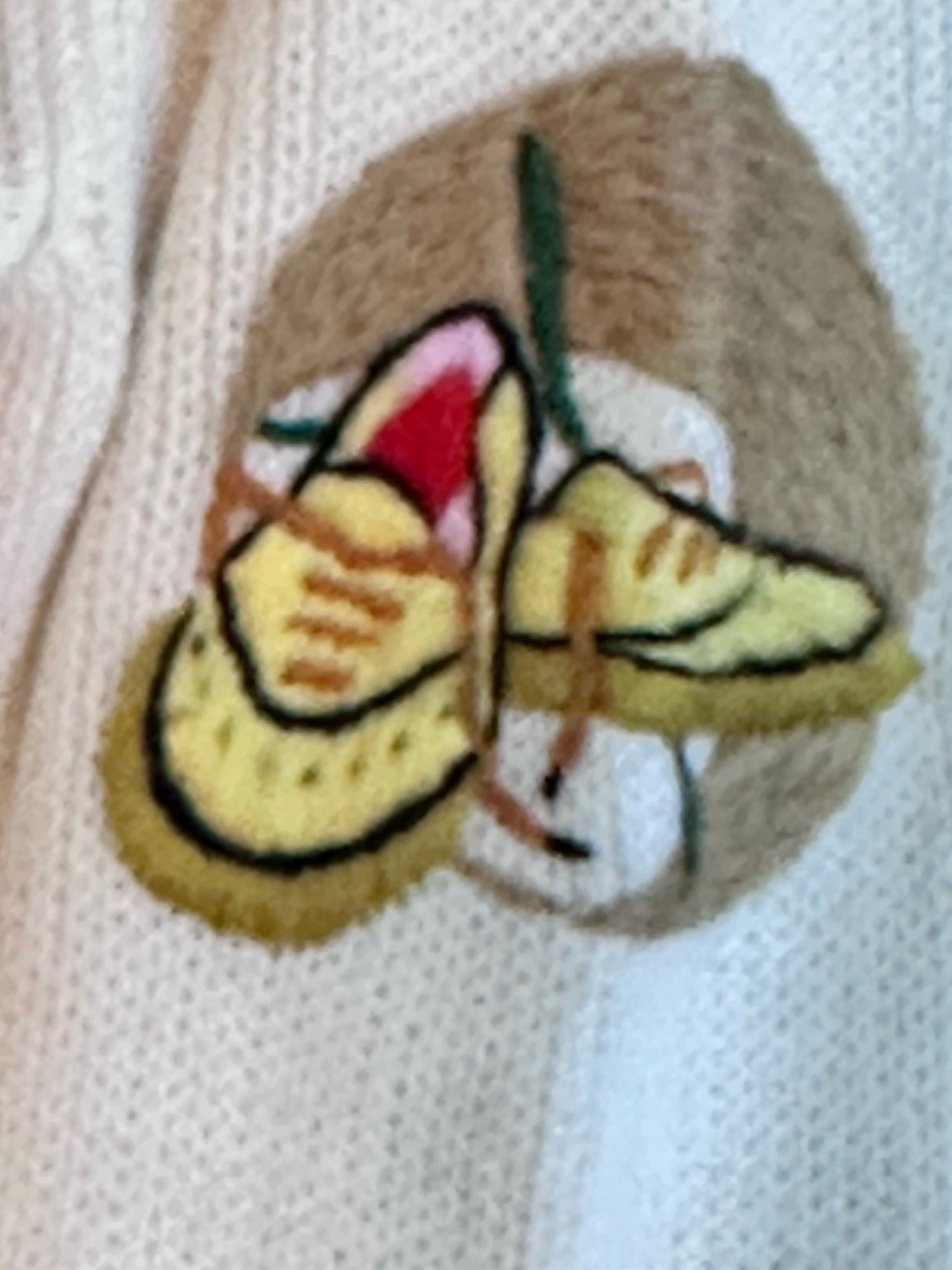 Vintage 70’s Andreno Argenti Embroidered Knit Sweater Cardigan Tennis Pickleball