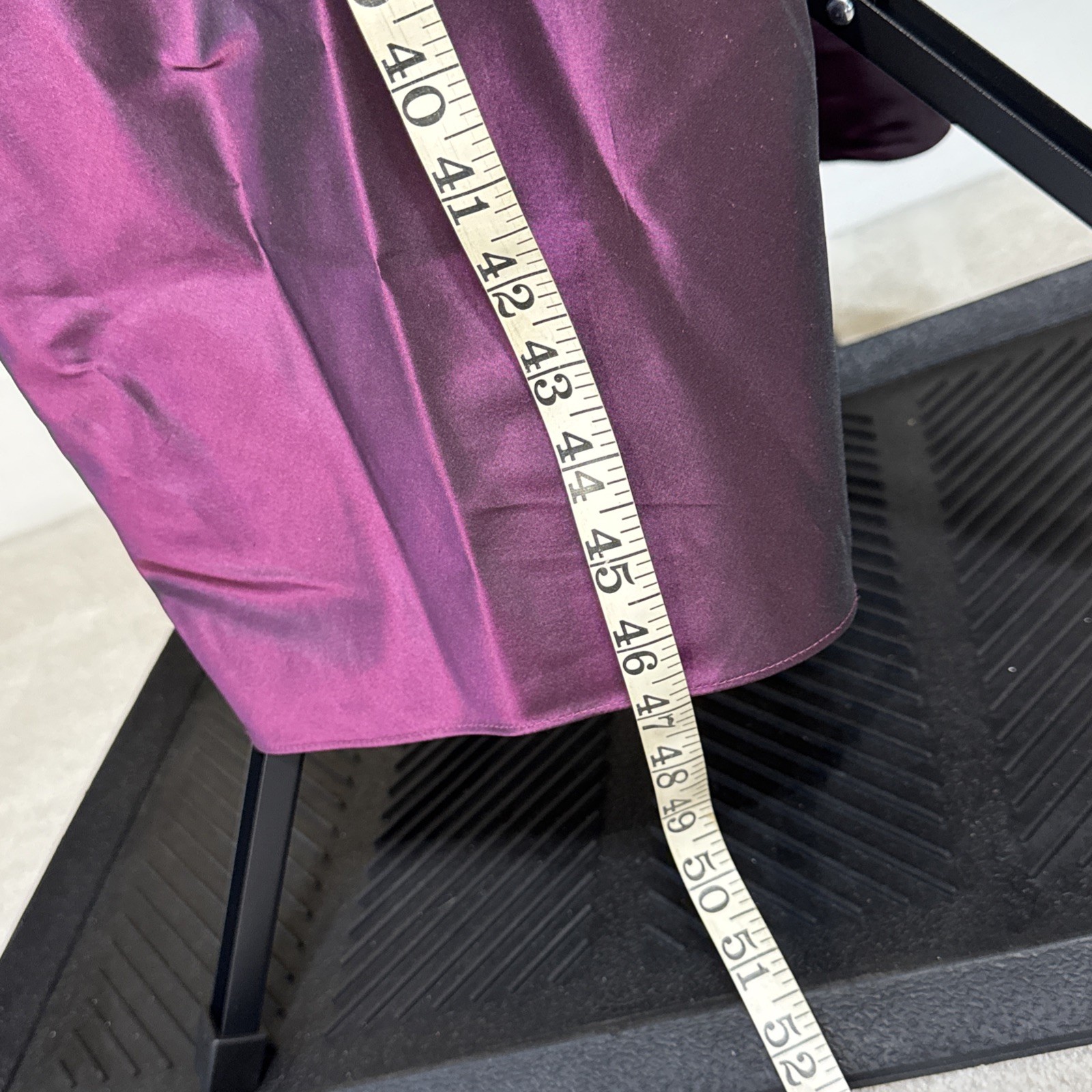 Le Gala By Mon Cheri Purple Plum Beaded Long Gown Size 10