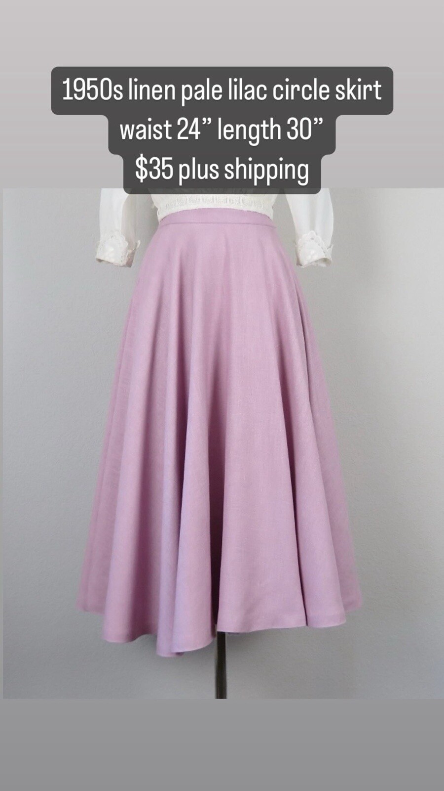 Vintage 1930s 1940s 1950s 1970s skirts lot as is