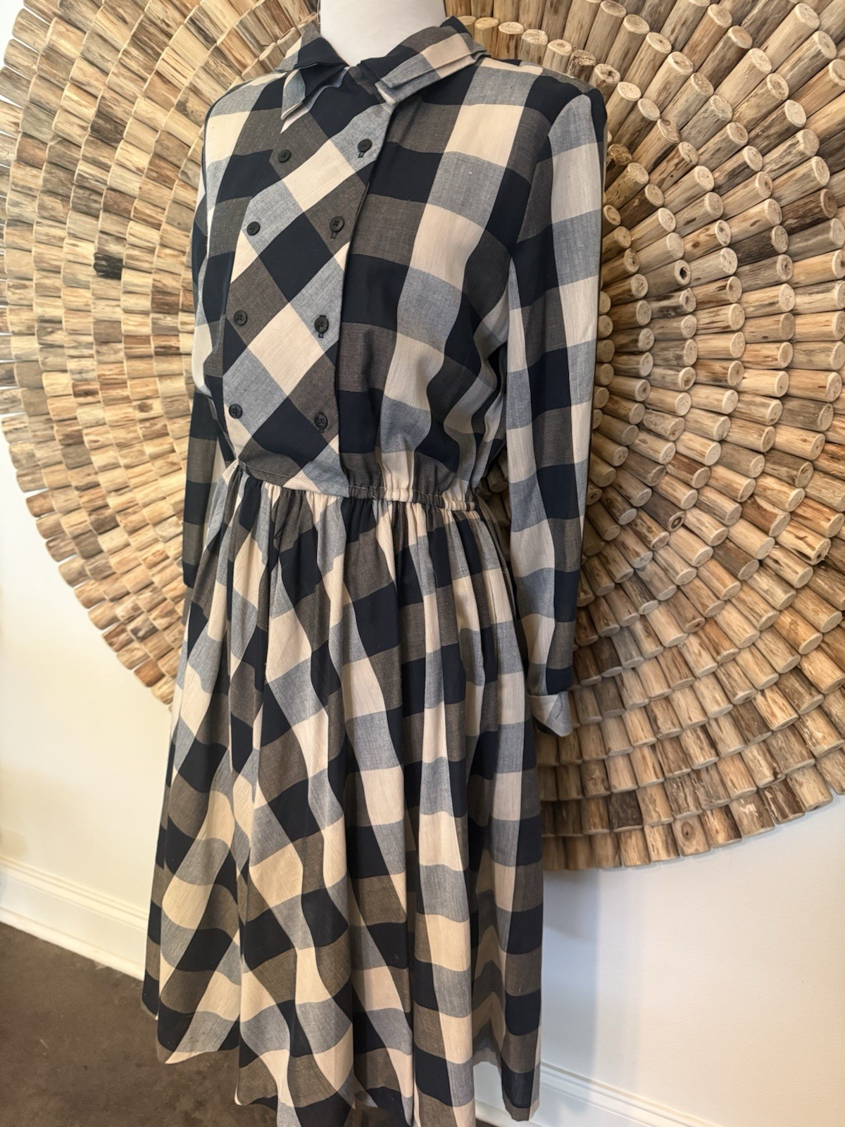 This J.C. Penny dress is from the mid. 1970’s. Light weight