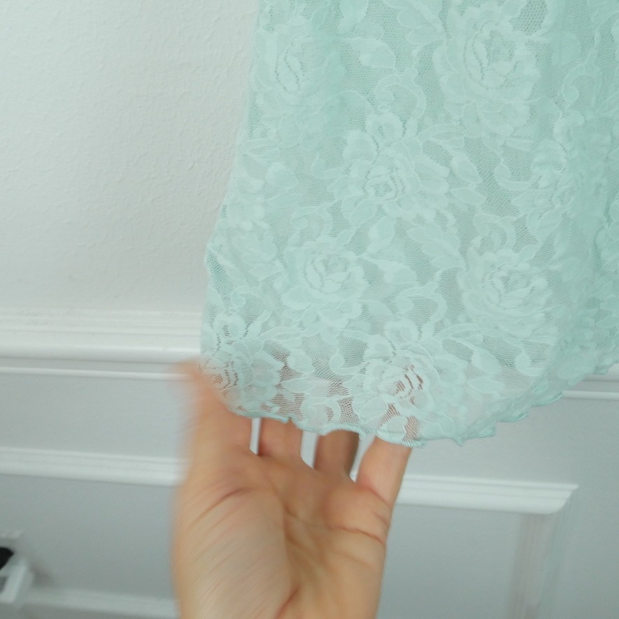 Vintage Hanky Panky Lace Slipdress L Sheer Nightgown Babydoll Y2K USA Coquette