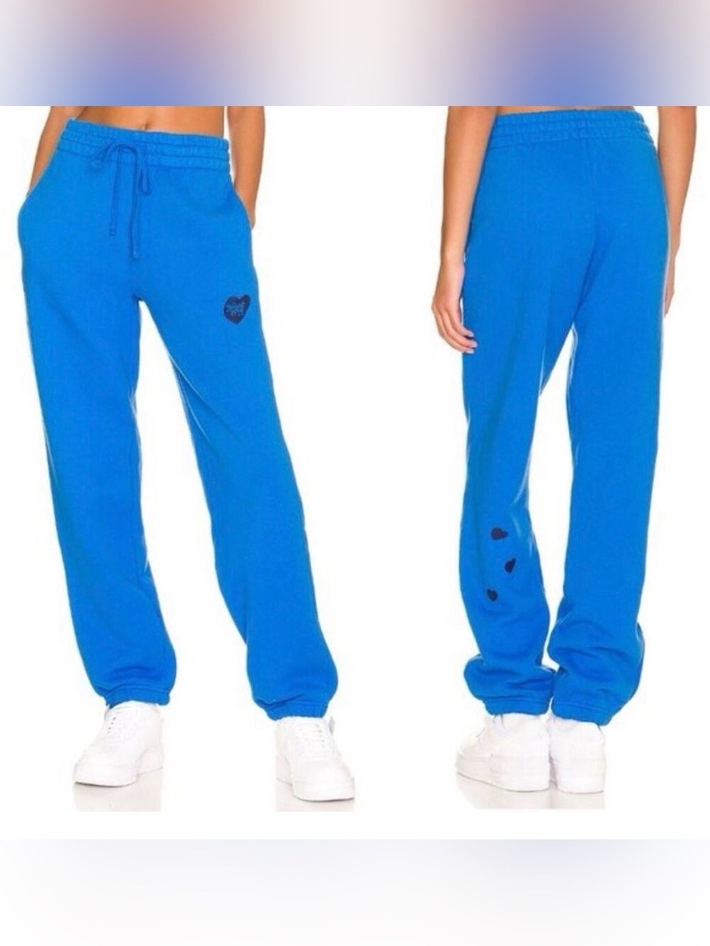 The Local Love Club x Revolve sweatpants in Deep Blue