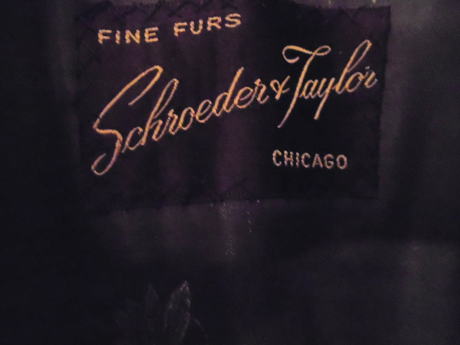 1950’s LADY’S FUR COAT Medium Brown Mouton Stroller Schroeder& Taylor Fine Furs