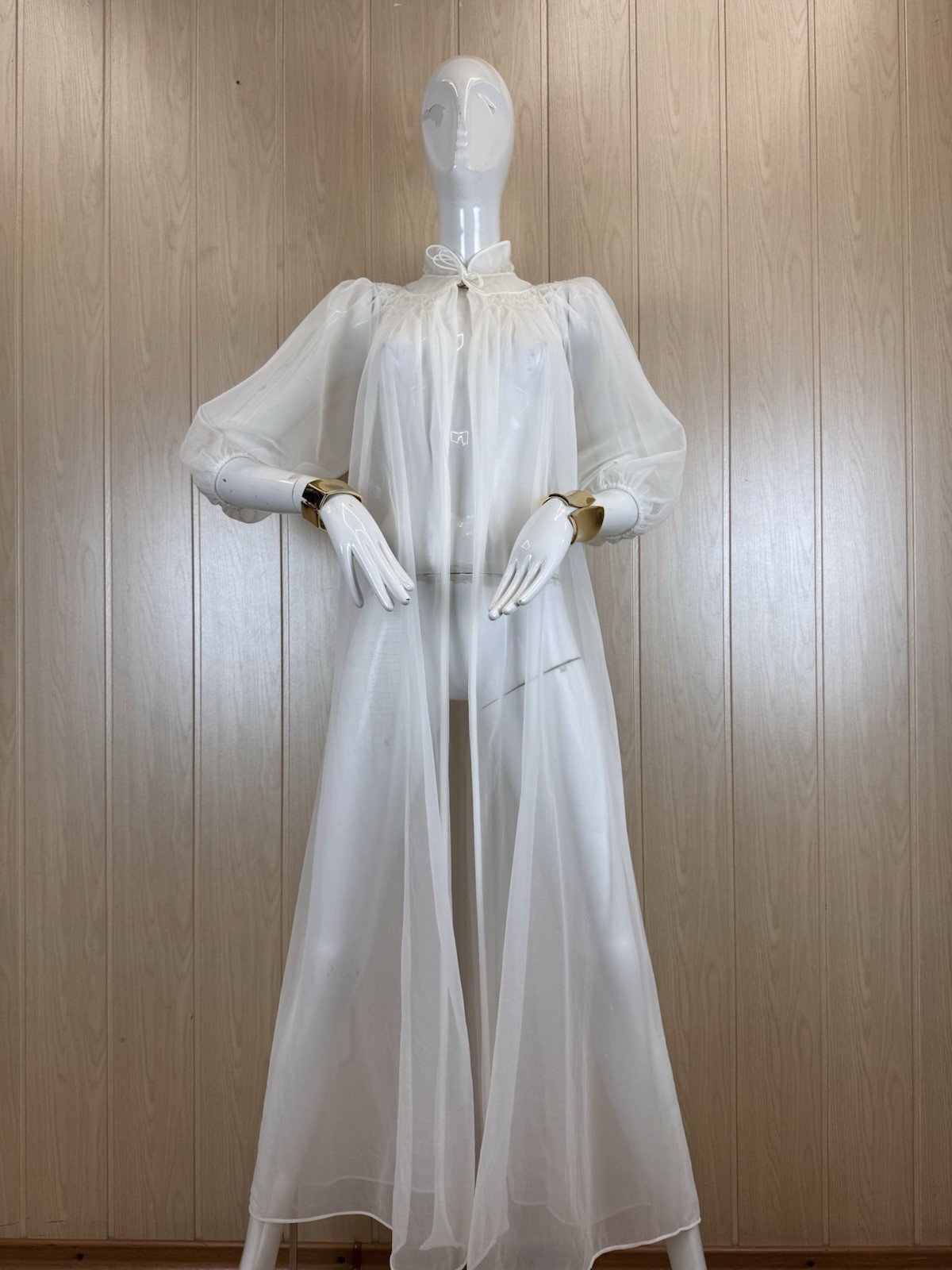 VTG 1950s Carter’s DuPont nylon chiffon robe | Vintage 50s robe