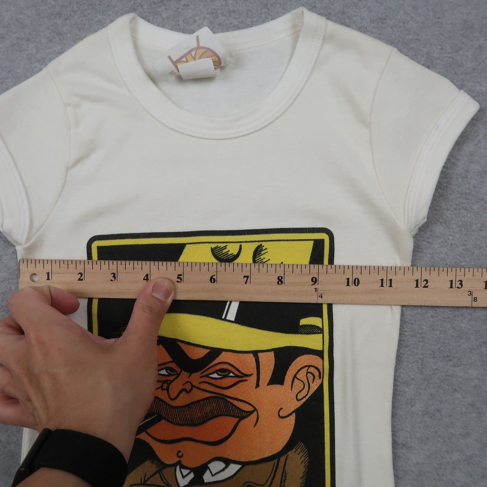Vintage 70s 1976 Rand of Phoenix Edward G Robinson T-Shirt Womens M Actor White