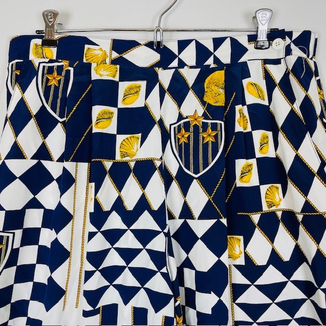 Vtg 80s 90s Joyce High Waist Shorts Sz 18 Old Money Nautical Office Resort