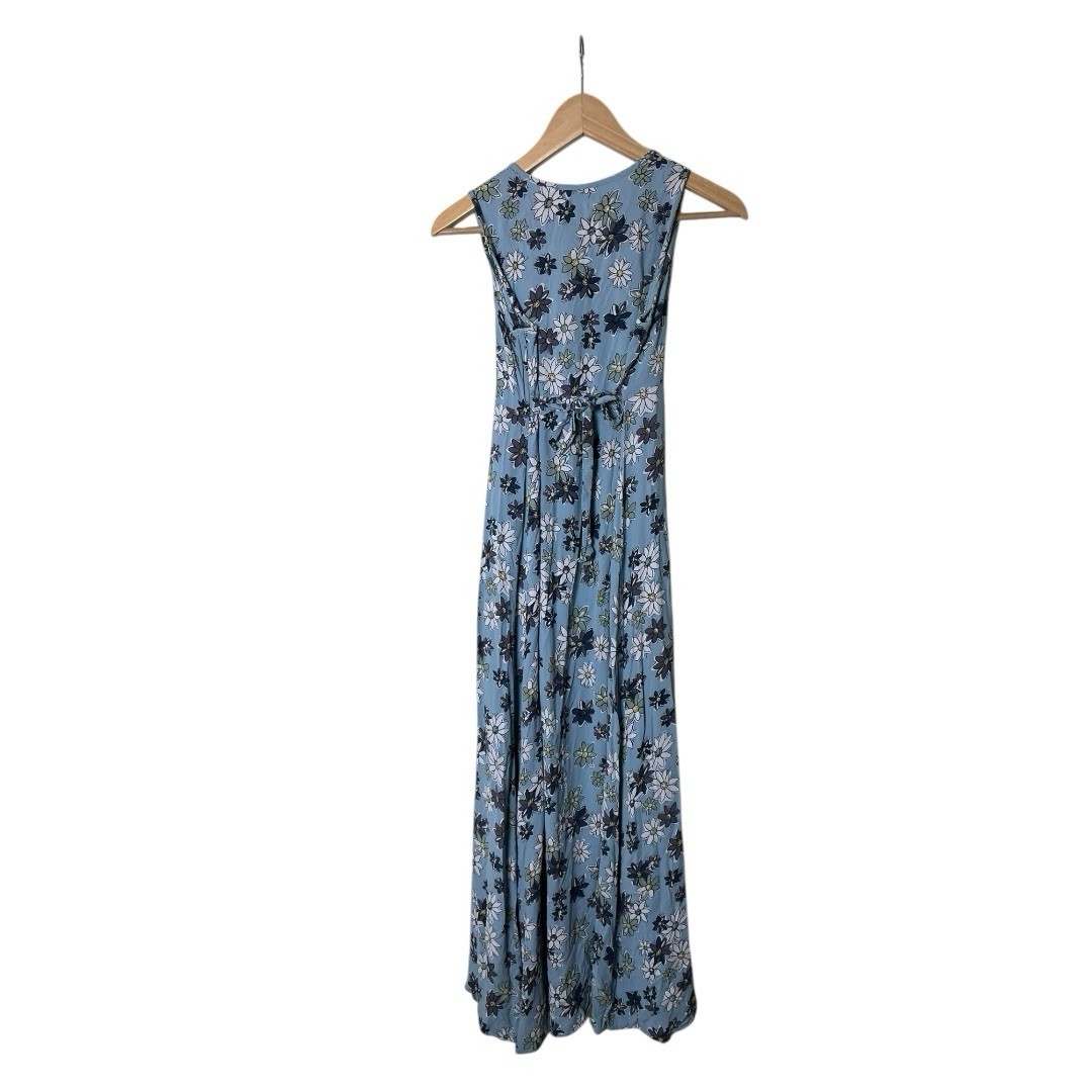 Y2K 90s Vintage Brass Plum Nordstrom Floral Rayon Dress S