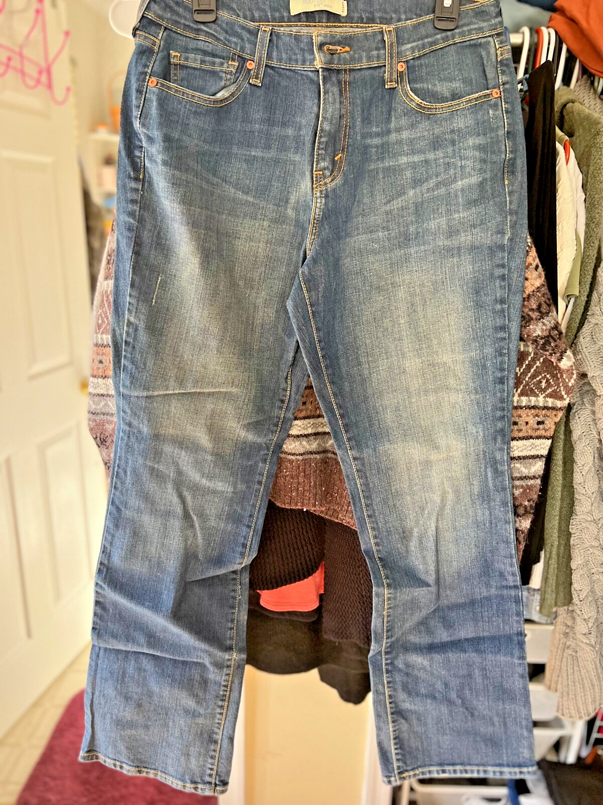 WJ3-LEVIS vintage WOMENS 515 BOOTCUT 12 LONG. 147