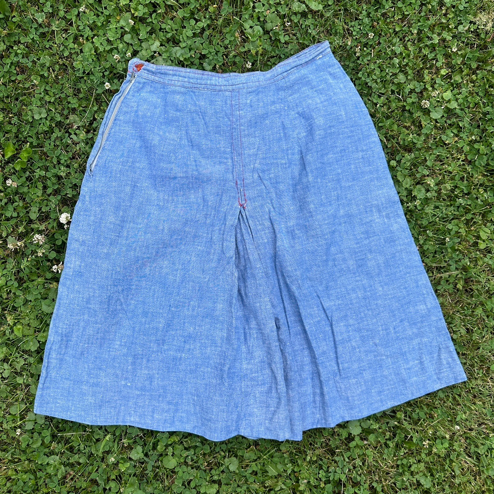 Vintage Womens Shorts Lot Denim Side Zip 30s 50s 60s 70s XS S M