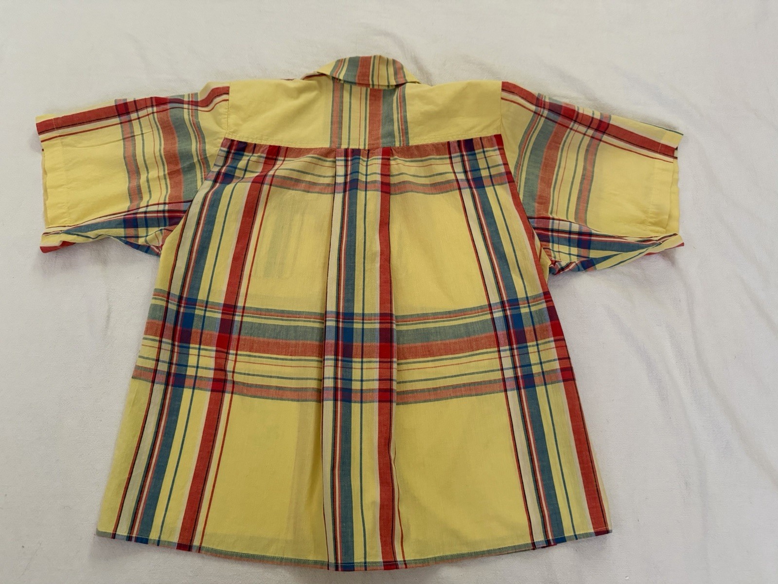 VTG 80S Workshop Fenn Wright & Manson Blouse Shoulder Pads Cropped /ShortTop HK