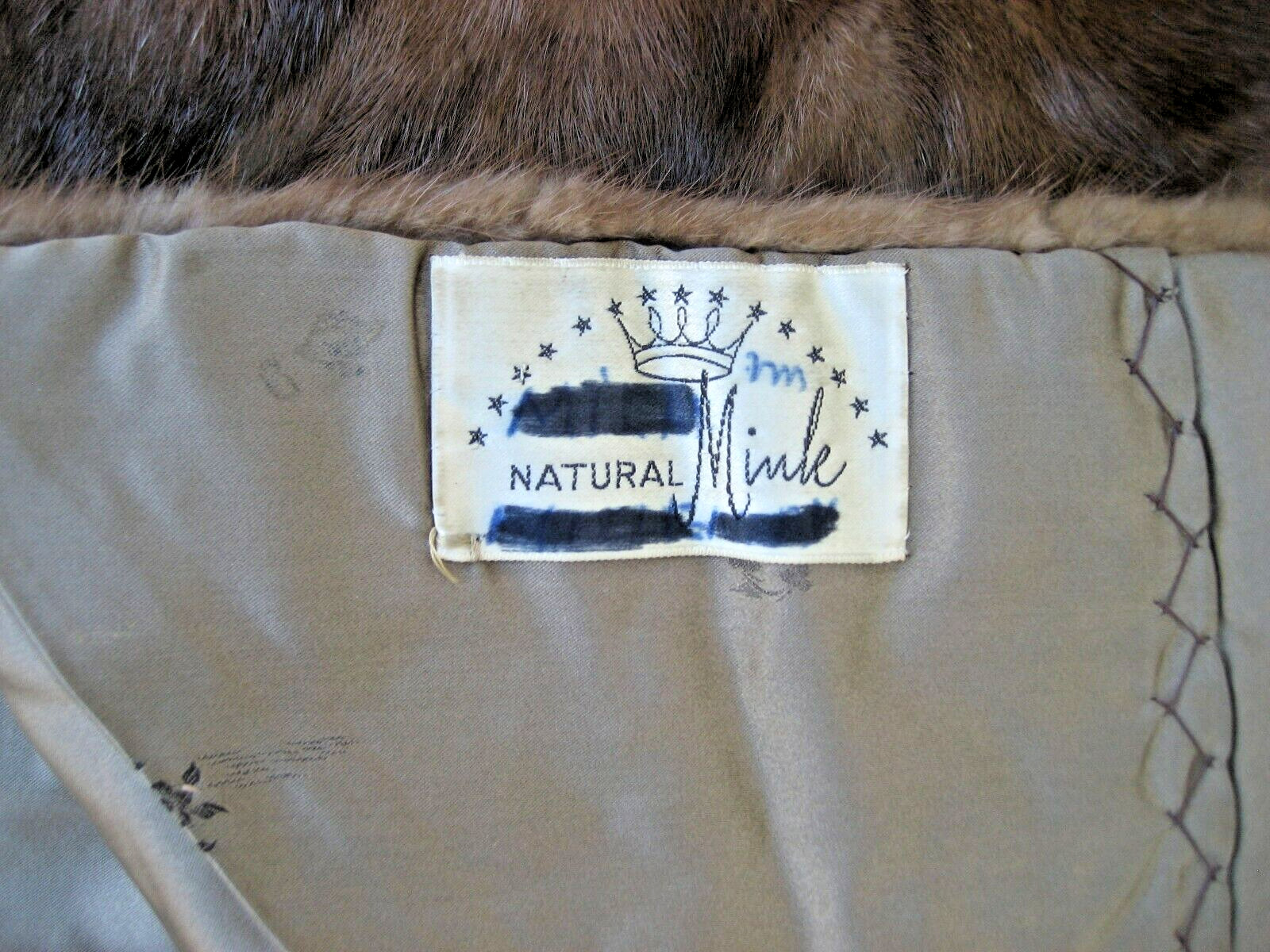 Vintage ( I.J. Fox Boston Mass.) Beautiful Mink/ wrap/shawl -wms. one size