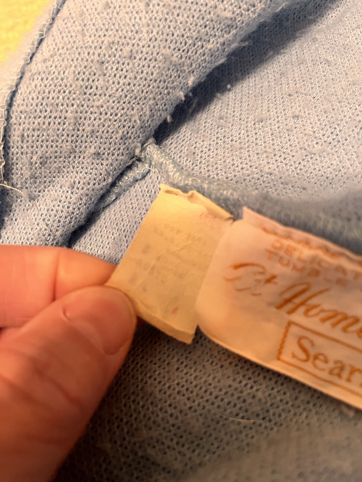 Vintage “At Home Wear” 1/2 Zip, Hooded, W/Pockets Robe/HouseCoat