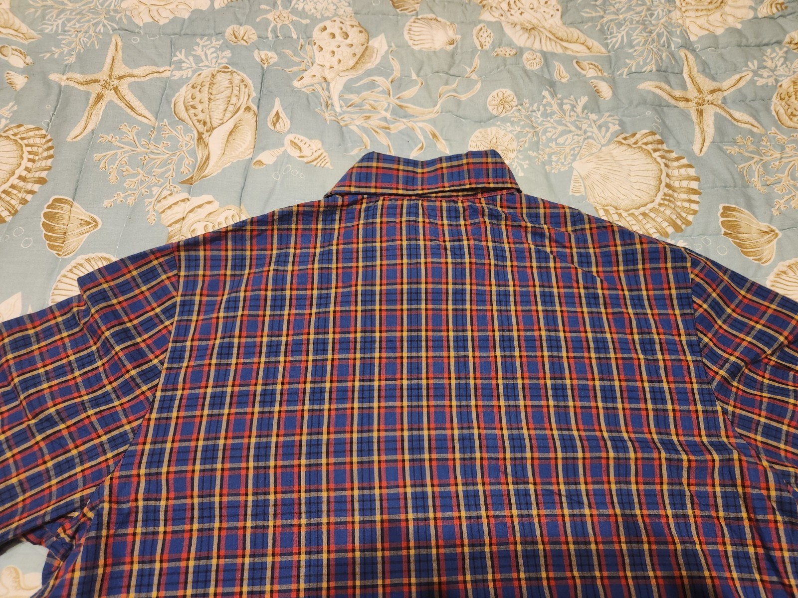 Vintage Plaid Shirt 70’s 80’s Sears The Fashion Place Size 18