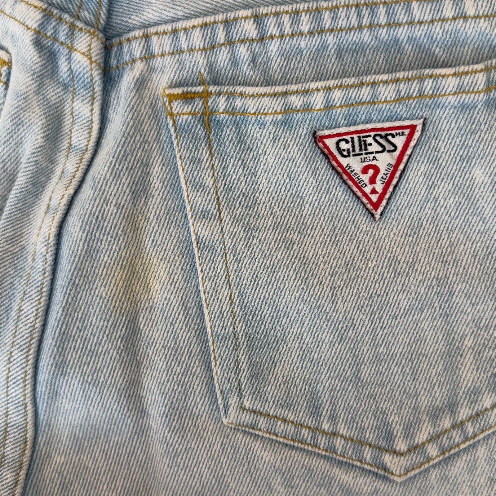 Vintage (c. 1990s) Georges Marciano for Guess Jeans Cut 09827 Zippered Ankles
