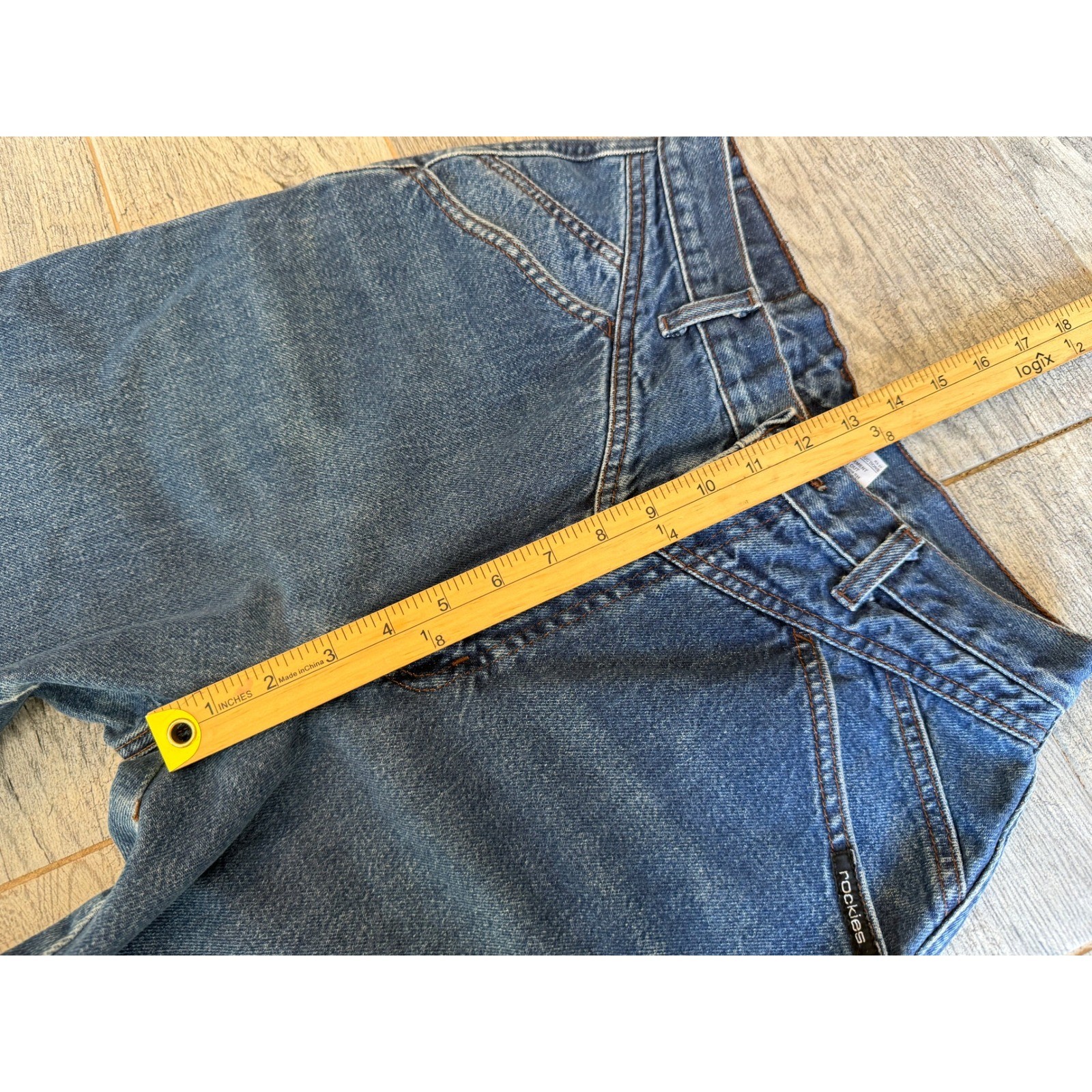 Rocky Mountain Western Jeans 11 / 12 High Waist Yoke Mom Denim Womens vintage