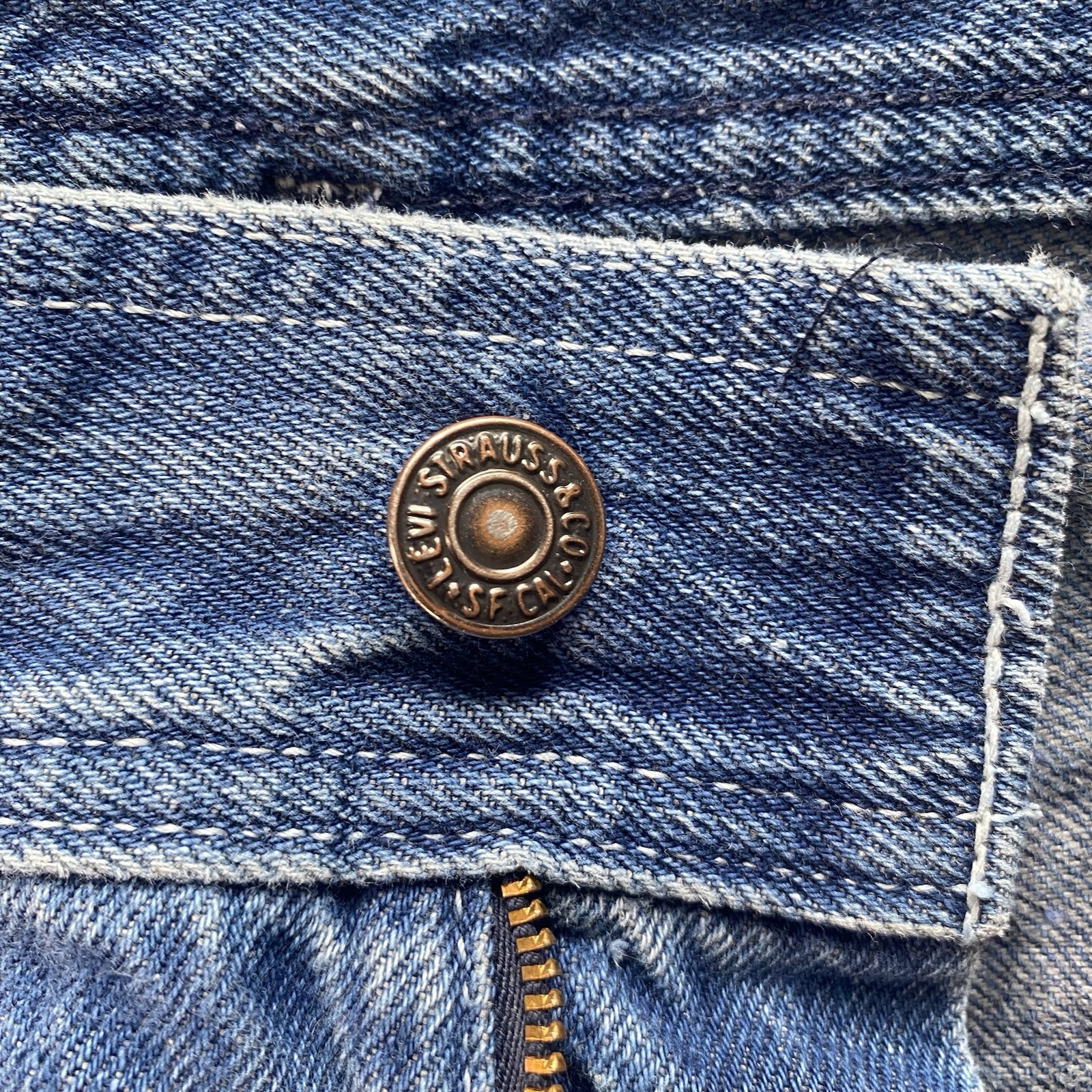 Vintage 70’s Levi’s Bell Bottom Denim Jeans. Boho. Hippie. Festival. Size 25/32.