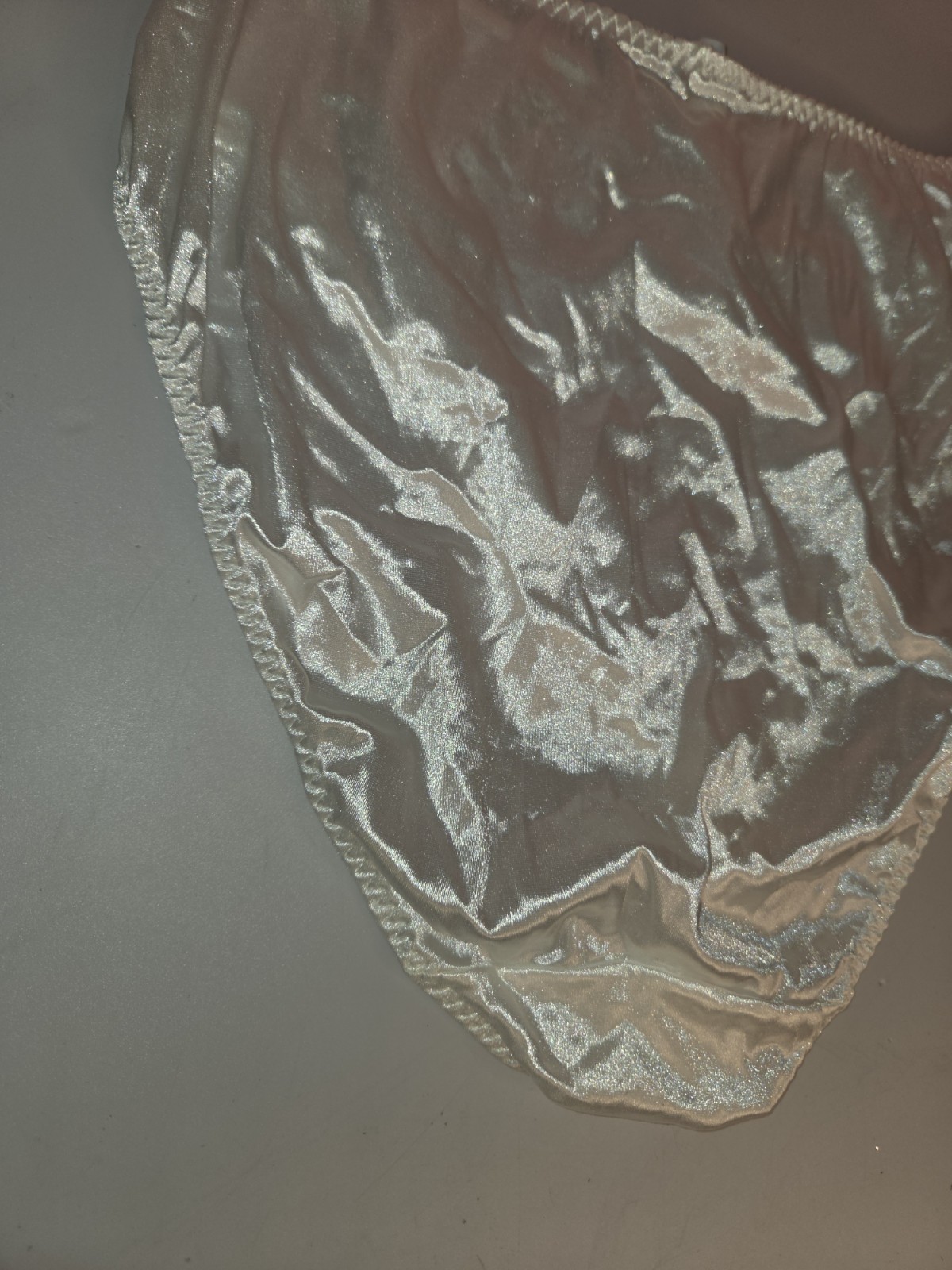 Vintage Bestform Nylon Lace Panties High Cut Size 9x White