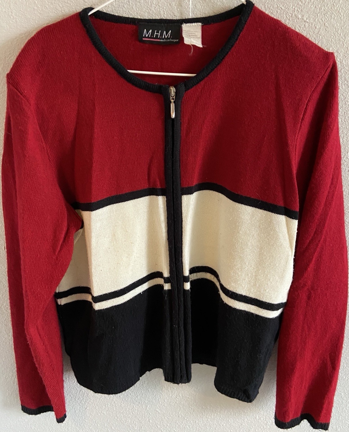 Vintage Melissa Harper Sweater Cottage core grandma sweater grandma core