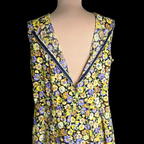 Handmade Vintage Sleeveless Dress Sz 16/18