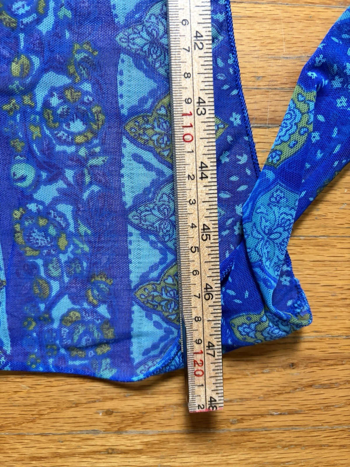 Vintage 80s 90s Slim Allure Swimsuit & Wrap Cover Up Set Sz 10 One Piece Blue