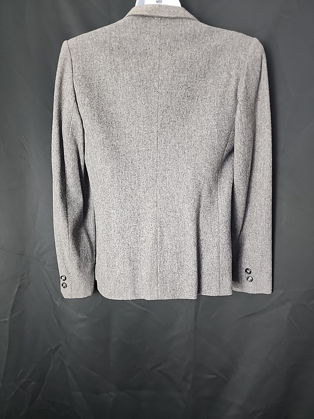 Prestige of Boston Vintage 70s Gray Wool Blazer Jacket Size 8 EUC Priority