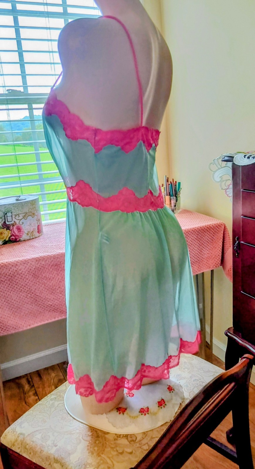 Vintage EMILIO PUCCI FORMFIT ROGERS SLIP NIGHTIE Babydoll