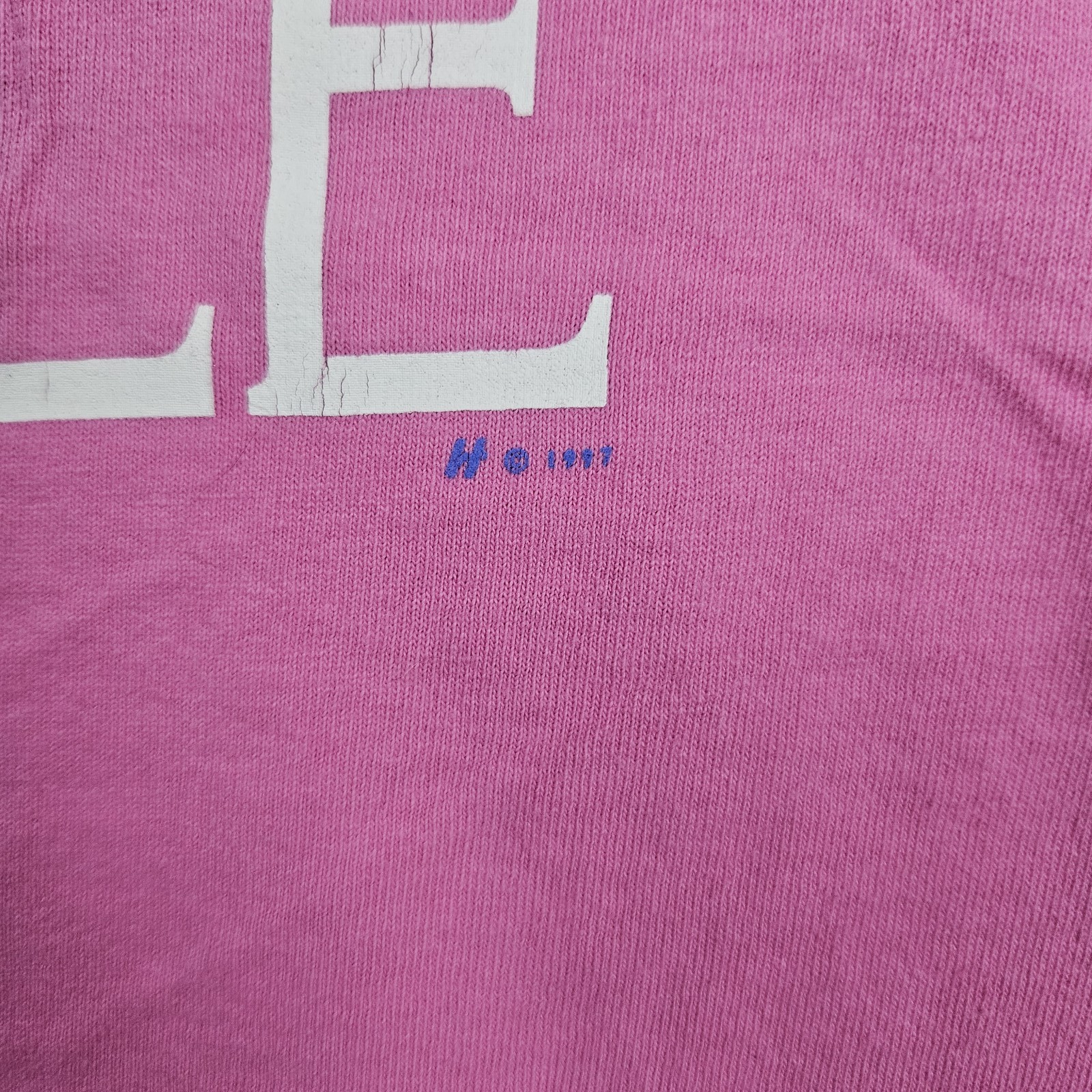 VTG Sleepless in Seattle Movie Pink Promo One Size Sleep Shirt Made in USA