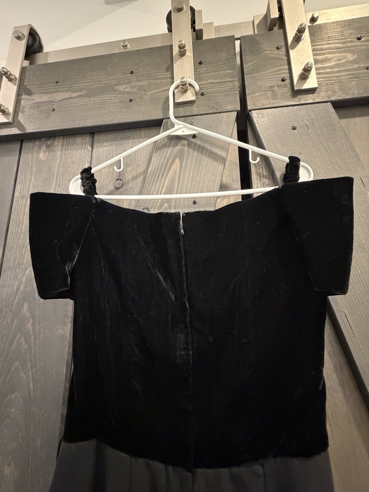 Classic Vintage Black Elegant Ball Gown, Made ILGWU.