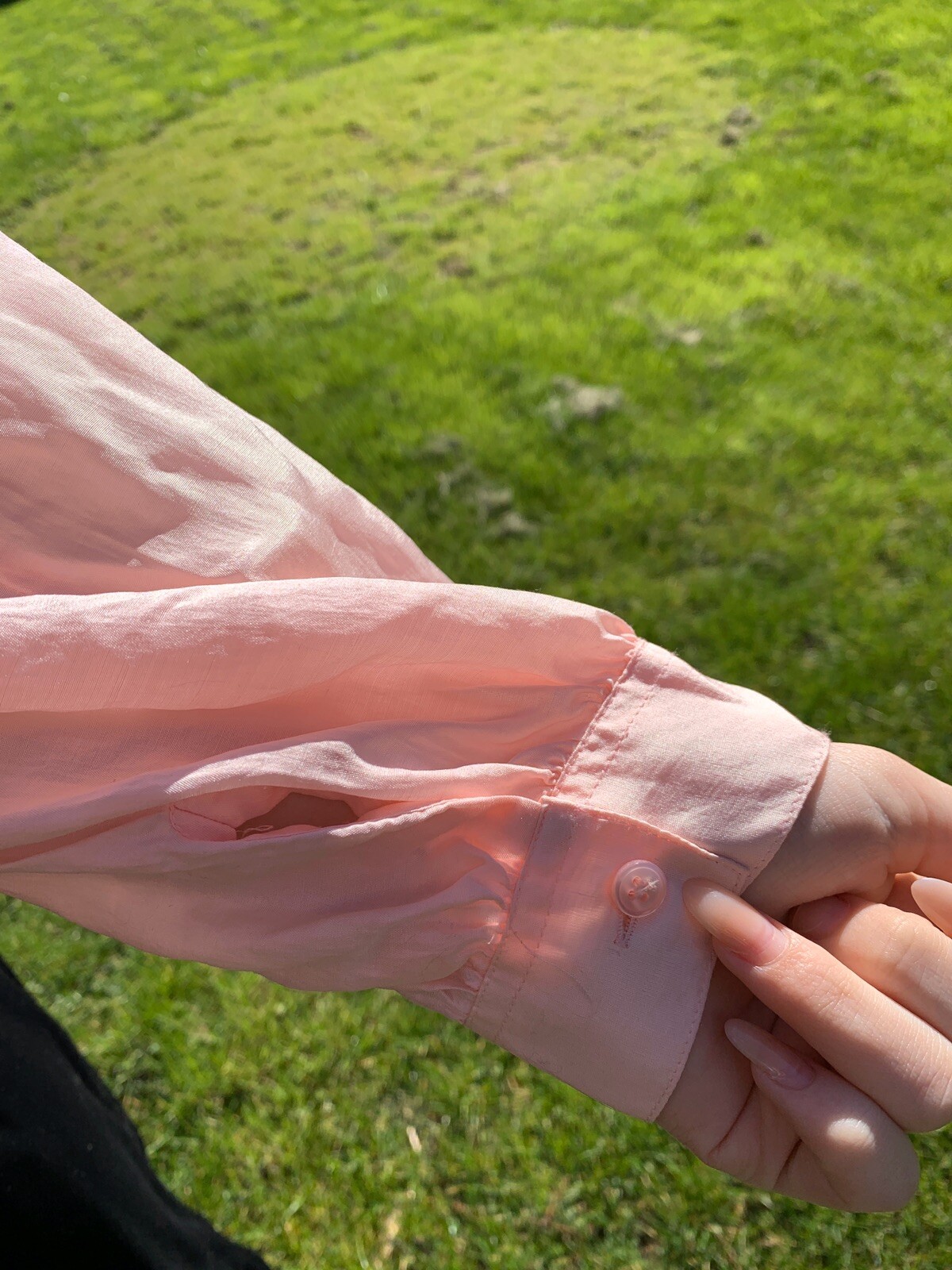 Ladies blouse shirt size 40 pink 80s true vintage 80s summer