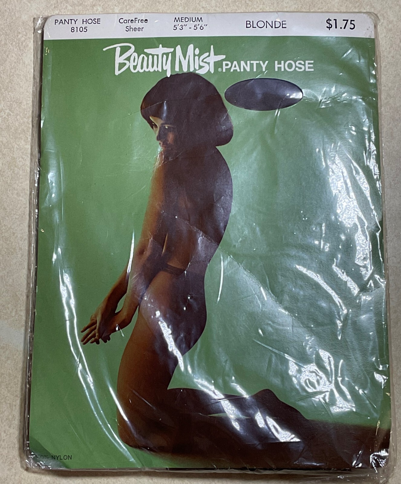 Vintage Beauty Mist Panty Hose Size Medium-Made in Israel-Factory Sealed