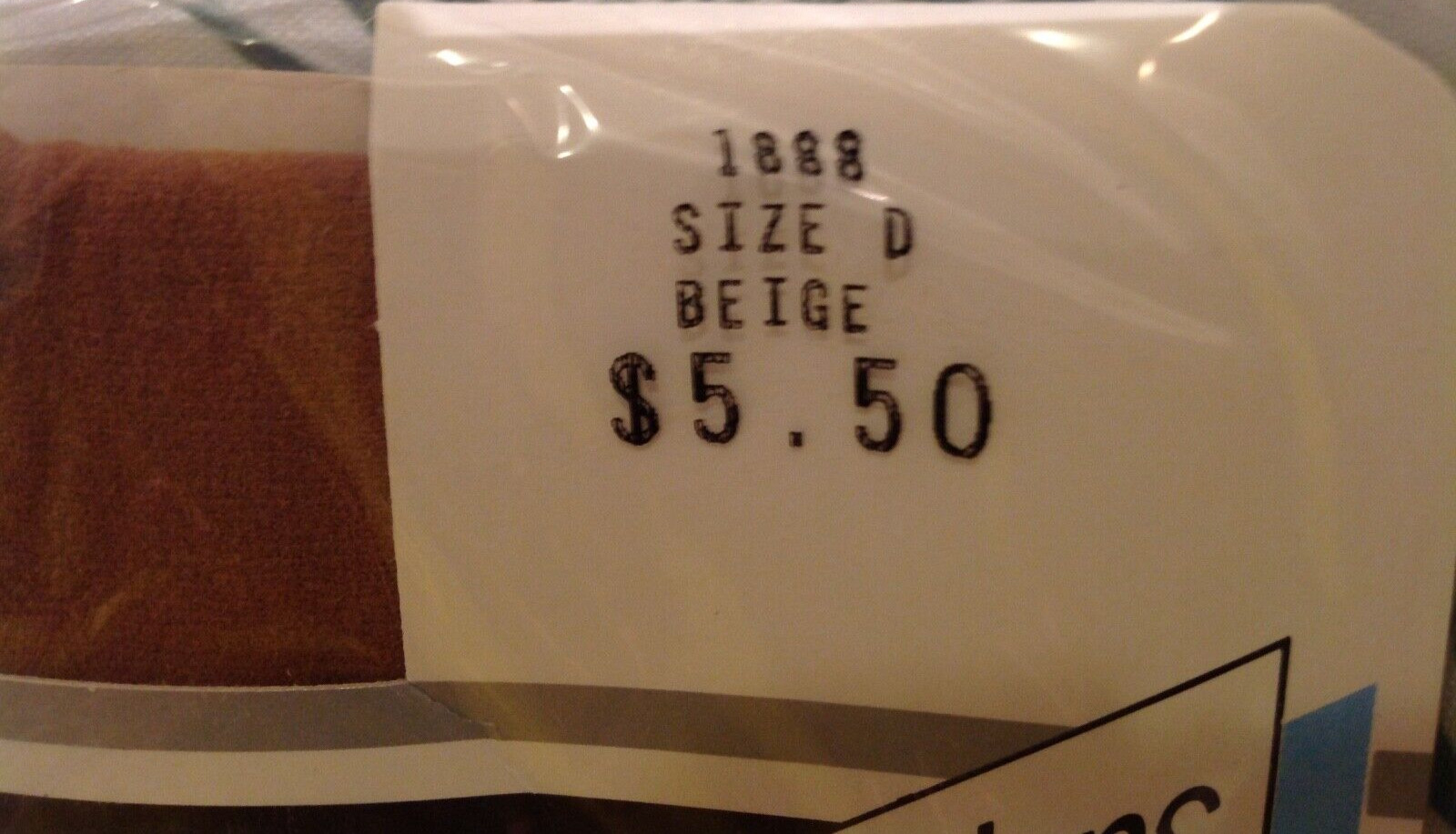 Vintage Pantyhose 2 Pairs All Sheer For 25$ Wonderbra impression beige size D
