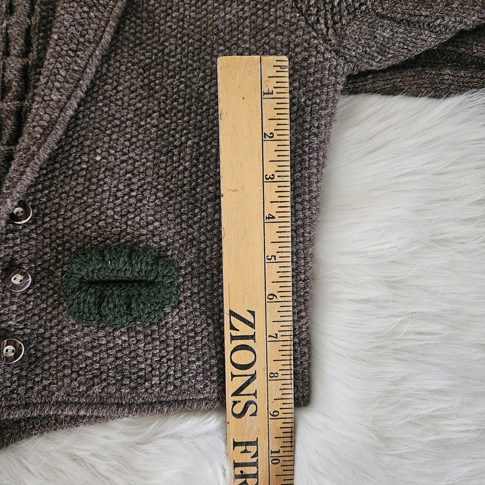 VTG Austria Jacket Octoberfest Cable Knit Hand Stitch Wool Crop Vienna US-M 70s