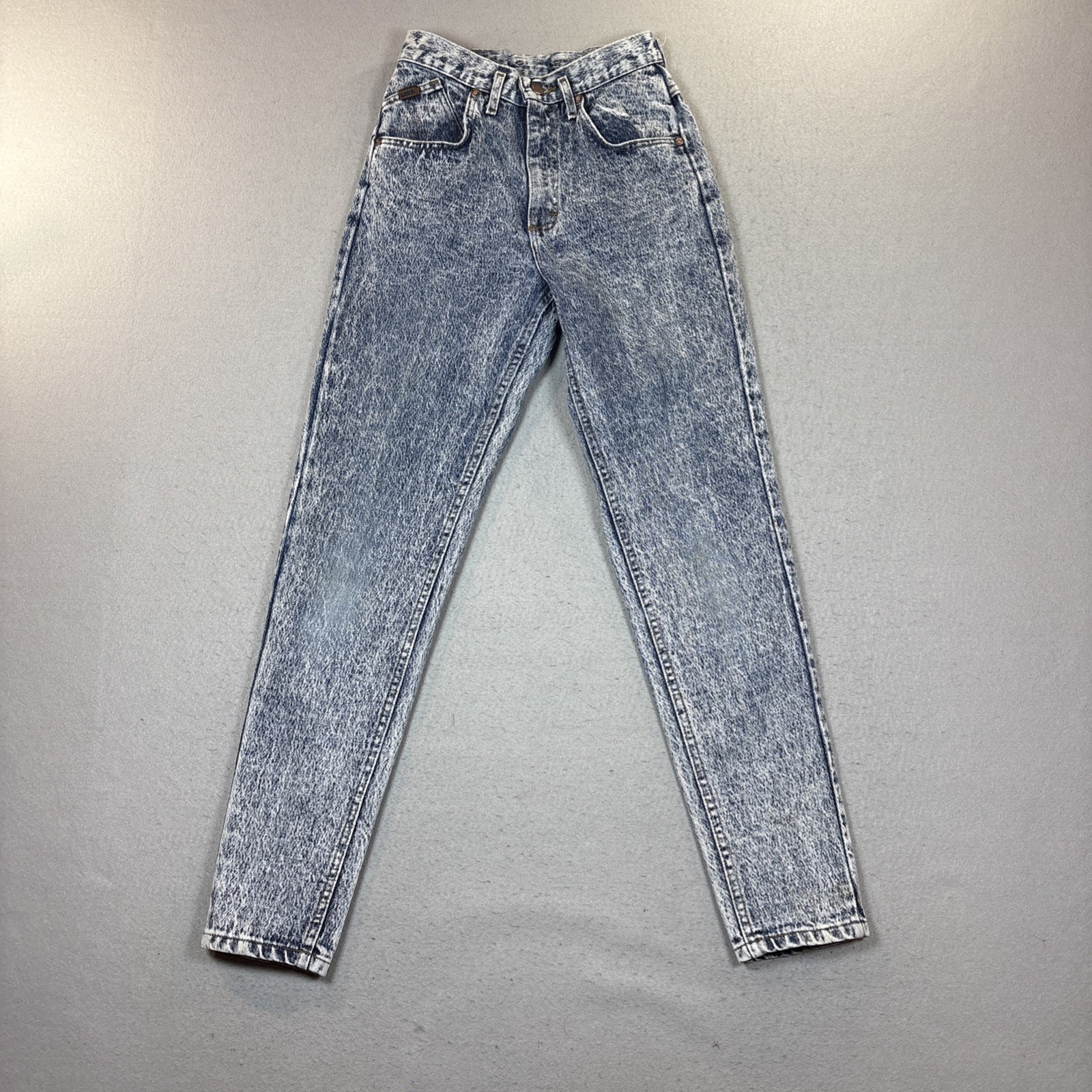 Y2K 90’s Lee High Waisted Mom Jean Made in the USA Tapered Leg Sz 5 100% Cotton