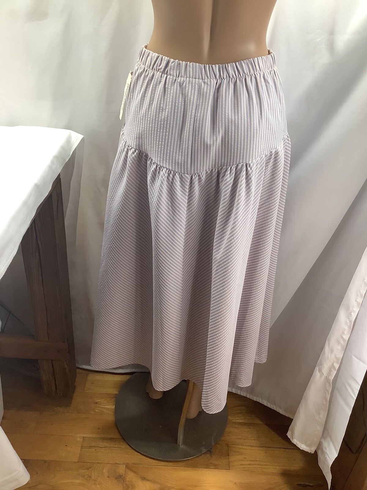 Donovan Galvani Dallas Skirt Womens 12 Pink Blue Vintage MFC230803/SkP1