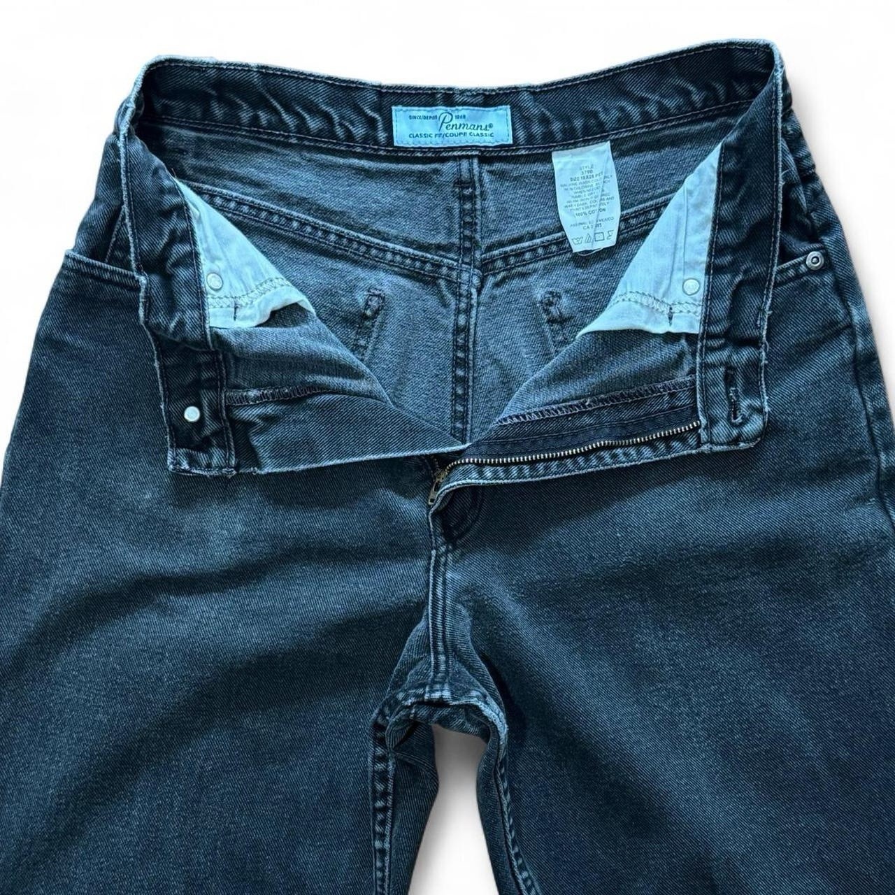Vintage 90s Faded Black/Grey Penman Jeans 28×26”