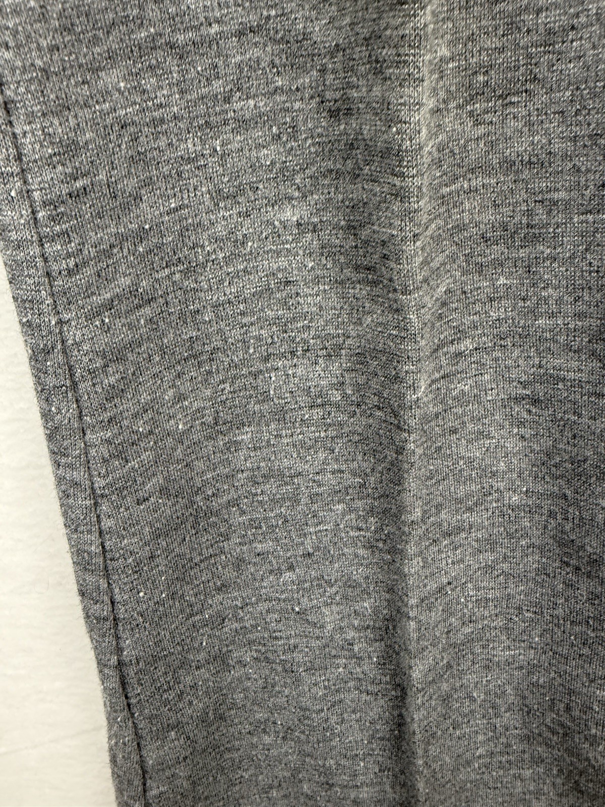 Vintage 70s Gray Pull On Size 10 Flair Knit Pants