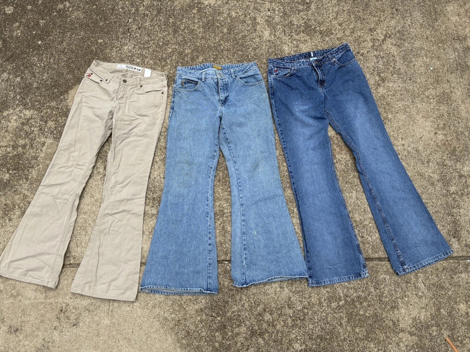 Vintage 90s Y2K Flare Jeans Delia’s Alloy Catalog 1990s Pants Lot Mudd LEI