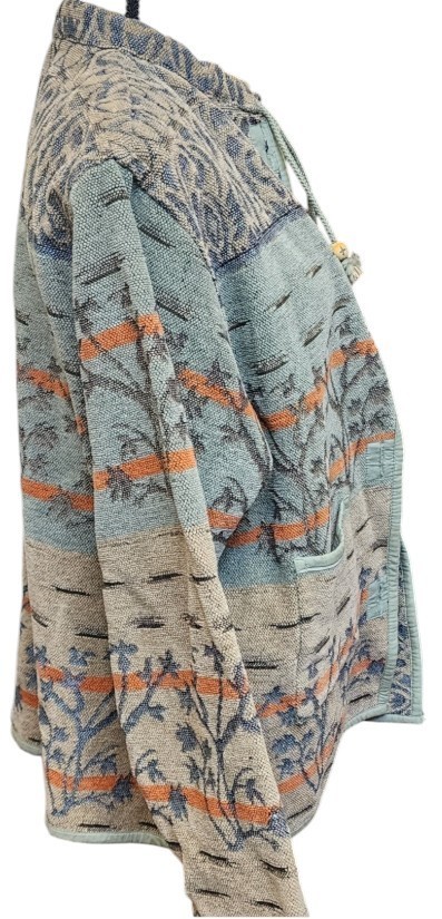 Flashback Vintage Tapestry Jacket Y2K 90’s Size XL Mandarin Collar