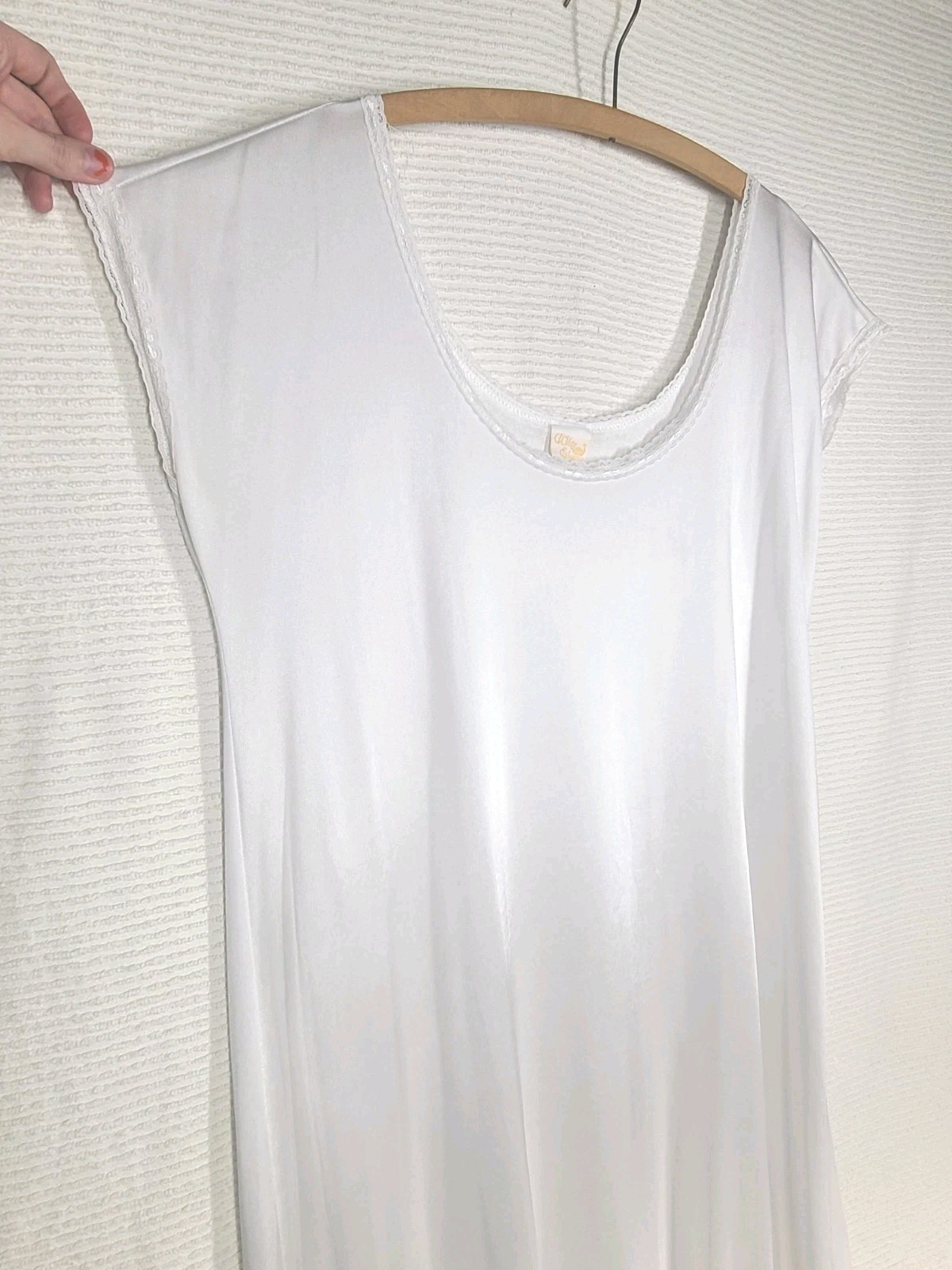 Cap Sleeve Temple Slip Plus Size 3x LDS 100% Nylon White Elegance Undergarment
