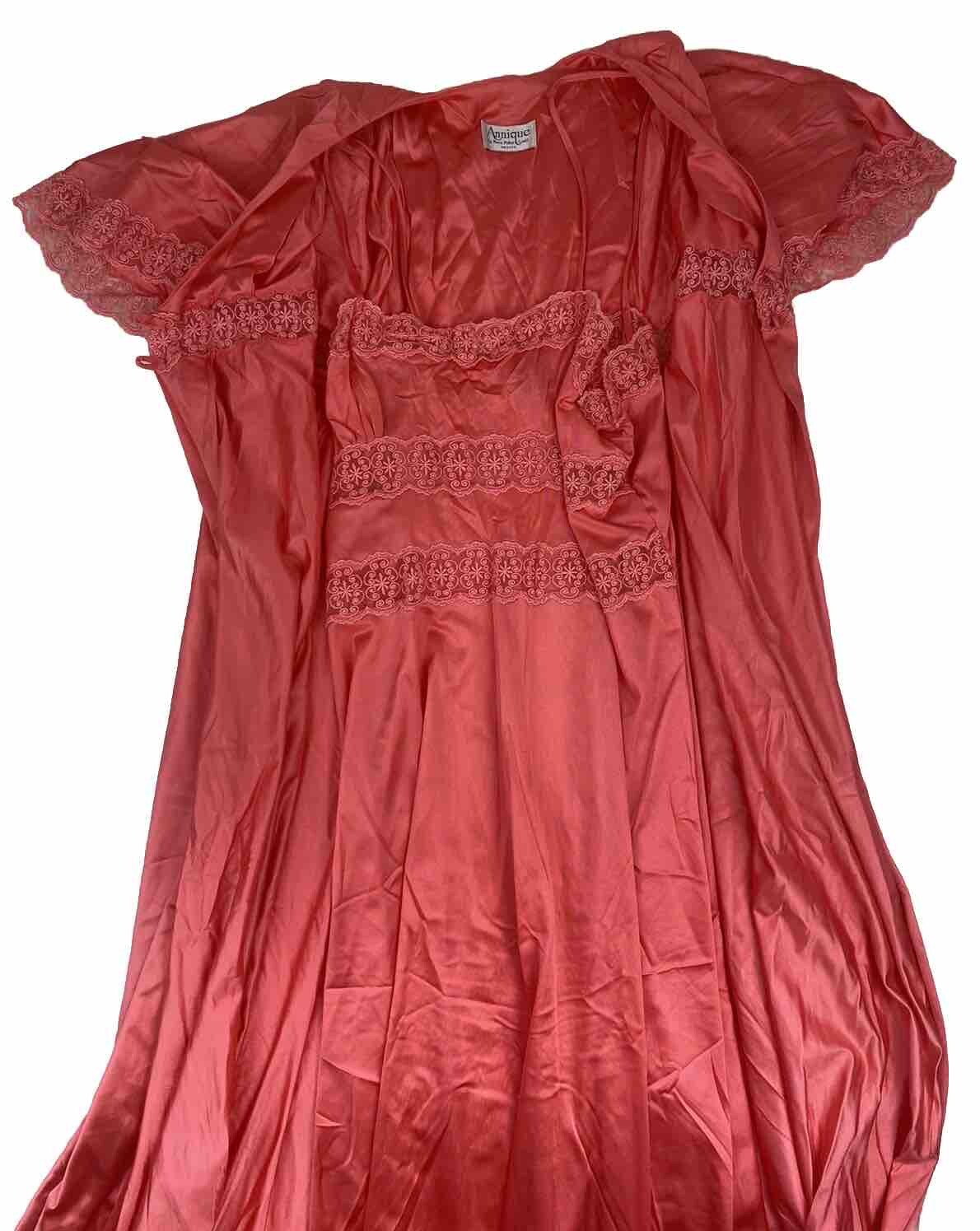 Vintage Retro Pink Slip and Cover Set Annique Rosa Puleo Szule Dress