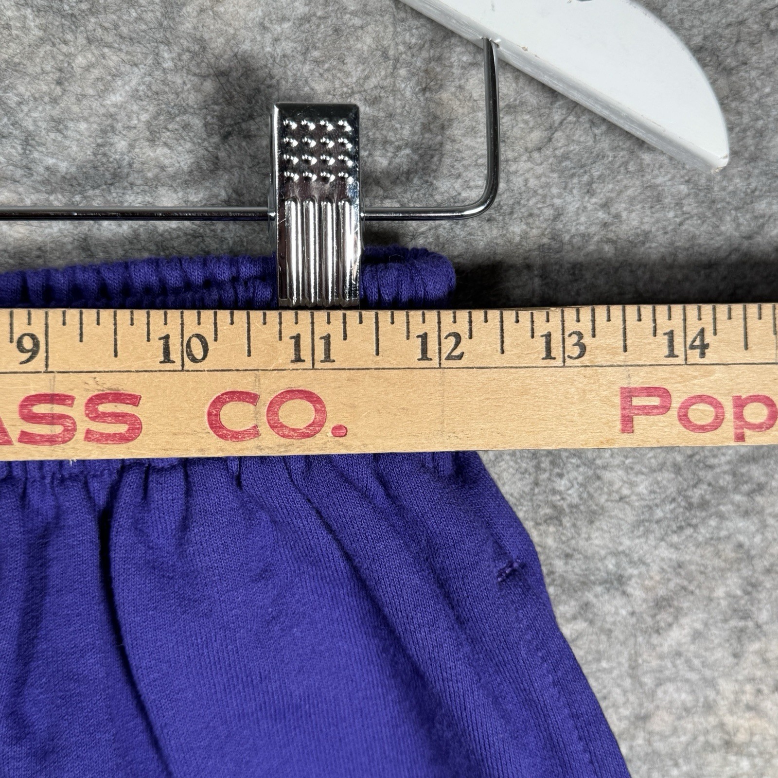 Vintage 90s Womens Avia Purple Sweat Shorts Size M 24×16 Pattern Elastic Waist