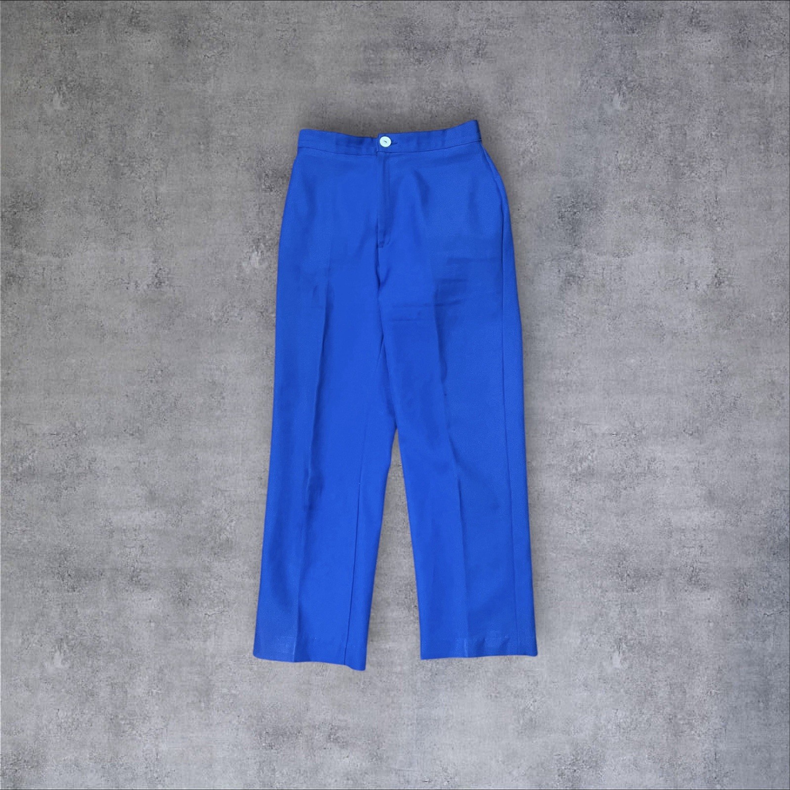 Vintage 70s Blue Levis High Waist Sz 14 Trousers