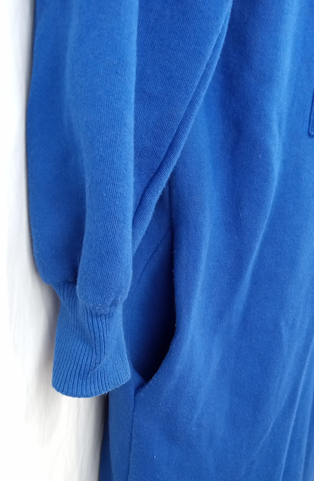 Vintage Pull Over Country Preppy Women’s Royal Blue Utility Dress Turtle Neck