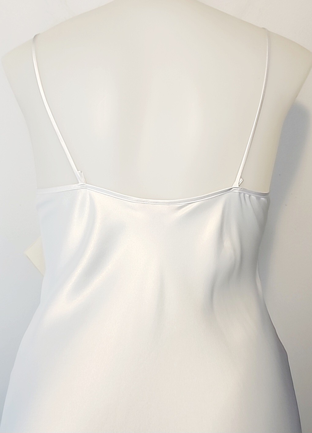 NWT VTG Intimo Amore Slip Dress Bridal White w/Sequin Chemise Y2K Women’s LARGE