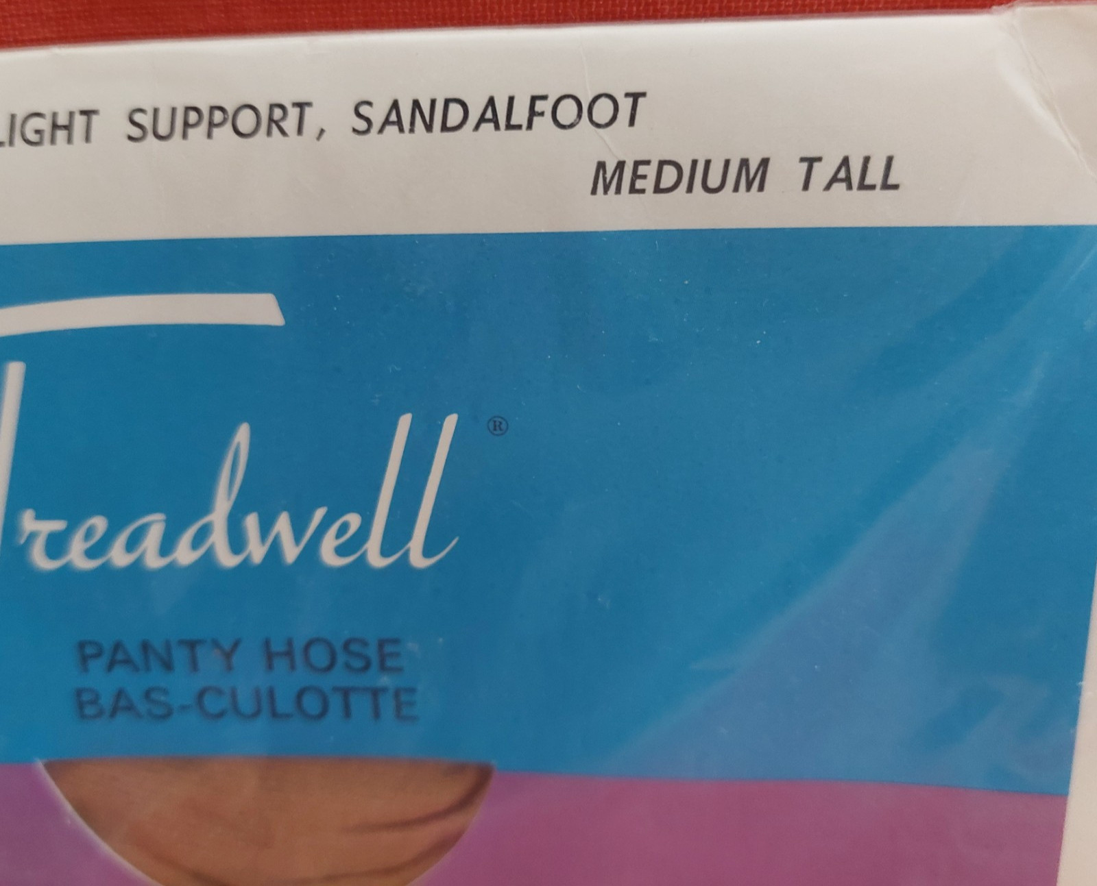 Vintage Pantyhose Treadwell Light Support Color Light Beige Size Med-Tall BHAN01